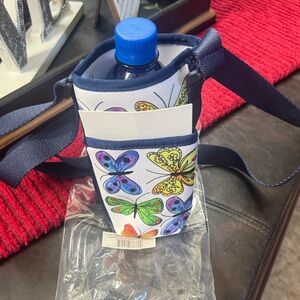 Brand New! Brighton Multicolor Butterfly Bottle Holder
